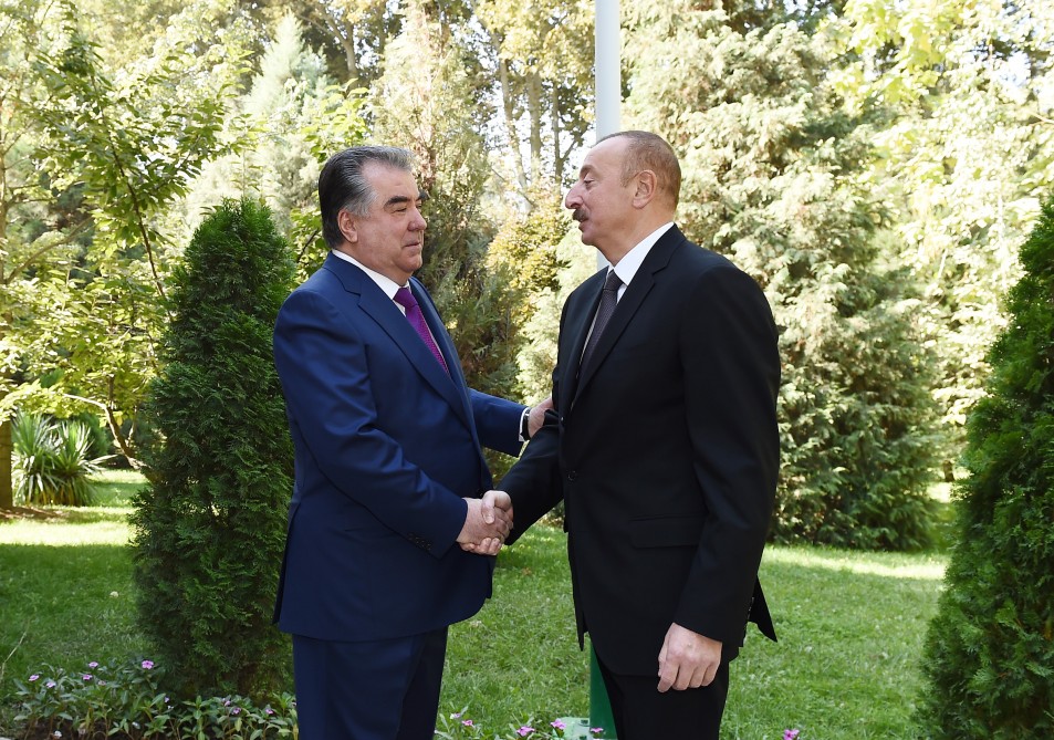 İlham Əliyev Düşənbədə    - FOTOLAR